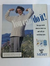 1994 Merit Cigarette Vintage print Ad Pa8 - £3.74 GBP