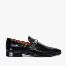 The King Black Bit Dress Loafer Men Shoe image 7