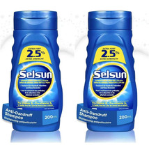 2PK Selsun Blue 2.5% Extra Strength 200 ml Anti-Dandruff Shampoo - $745.38 MXN