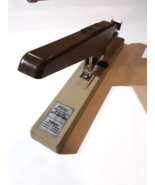 Vintage Quill Heavy Duty Metal Brown Stapler 7-93100 Adjustable Office D... - £19.38 GBP