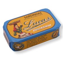 Luças from Portugal - Canned whole Sardines in Olive Oil and Lemon - 4.23oz / 12 - £33.48 GBP