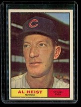 Vintage 1961 TOPPS Baseball Trading Card #302 AL HEIST Chicago Cubs - £7.77 GBP