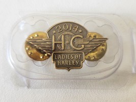 Harley Davidson Motorcycles Ladies of Harley Owners Group HOG 2014 Pin Tac NEW - £7.18 GBP