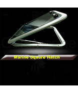 Aluminum Boat Square Hatch Porthole Window Tempered Glass 8 Sizes Marine... - $476.62 CAD