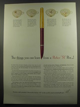 1953 Parker 51 Pen Ad - The things you can learn from a Parker 51 Pen - £14.85 GBP