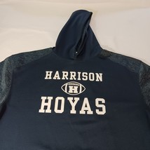Badger Sport HARRISON HOYAS Men's Blue Drawstring Pullover Hoodie Sweatshirt XL image 9