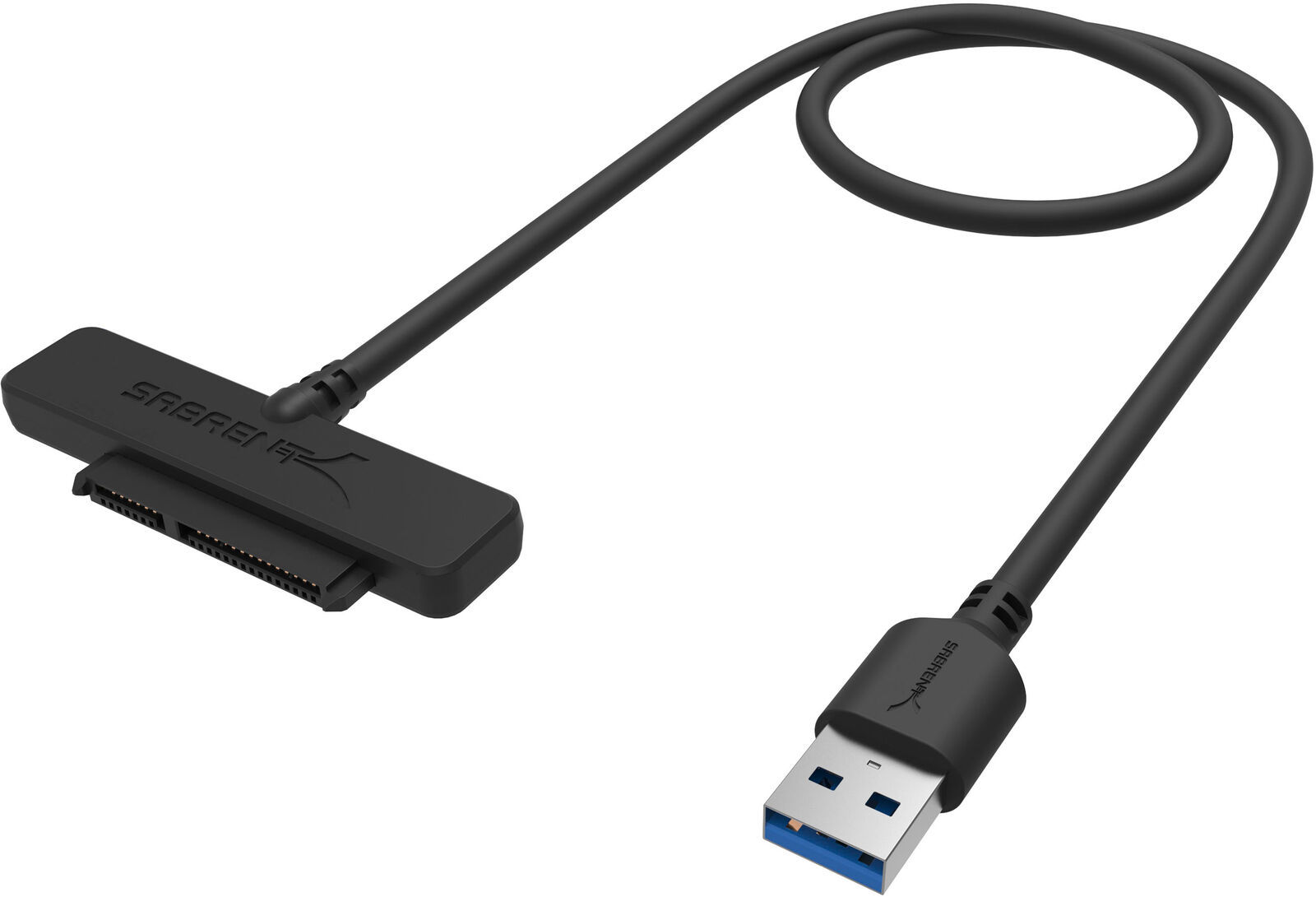 Sabrent - SATA to USB Adapter for 2.5SATA Drives - Black