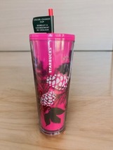 Starbucks 2021 Holiday PINK Pine Design Color Change Tumbler Cold Cup 24 oz. NEW - £19,086.65 GBP