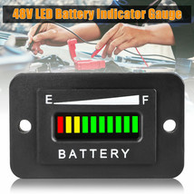 48V Volt Battery Indicator Meter Gauge For Ezgo Club Car Yamaha Golf Cart Motor - £20.97 GBP