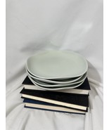 ATTICUS PACIFIC STONEWARE SEA FOAM Green Dinner Plates 4 Organic Modern - €46,89 EUR