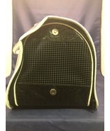 Pet Voyage Small Pet Travel Carrier Black White Purse Tote KG - $34.65