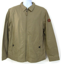 Timberland Men&#39;s Mountain Cotton British Khaki Bomber Jacket Size XL, A1KBF - $71.99