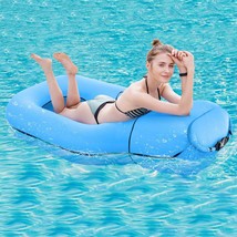 Pool Floats Inflatable Floating Lounger Chair Water Hammock Raft Swimming Ring P - £53.77 GBP