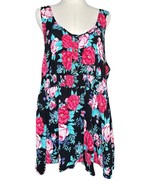 Plus Size TORRID Smocked Waist Button-Front Slub Tank Top 17325810 Size ... - $34.71 CAD