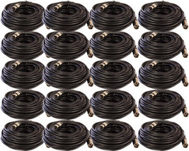 20 Pack 3-Pin 25 Ft Foot Xlr Male To Female Mic Extension Microphone Aud... - £188.64 GBP