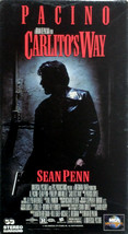 Carlito&#39;s Way [VHS 1995] 1993 Al Pacino, Sean Penn, Luis Guzman - £1.77 GBP