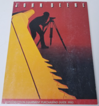 John Deere Purchasing Guide 1983 Construction Equipment Specs Photos Dra... - $18.95