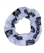 Las Vegas Raiders Black Fabric Hair Scrunchie Scrunchies by Sherry Ponyt... - £5.49 GBP+