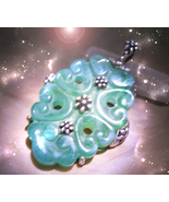 HAUNTED ANTIQUE NECKLACE DRAGON OF FLOWING FORTUNE &amp; DESTINY HIGHEST MAG... - $9,057.77 MXN