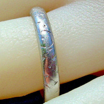Antique Platinum ART Deco Wedding Band 20s Gatsby style Engraved Ring Size 7.5 - $2,180.25