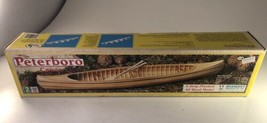 Peterboro Canoe Wood 1:12 Model Kit #  Open Box Complete w/ Instructions - £29.57 GBP