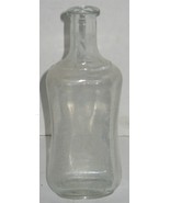 Vintage Glass Bottle Hourglass Shape Vase Prop Display Use Barn Dump Dig - £6.96 GBP
