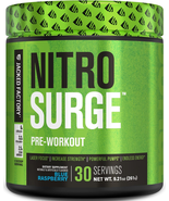 NITROSURGE Pre Workout Supplement - Energy Booster, Instant Strength Gai... - £40.29 GBP