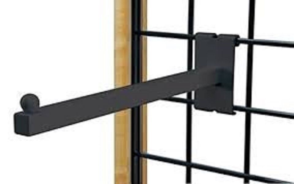 Only Hangers 12&quot; Gridwall Faceout for Gridwall- Black - $15.21