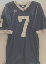 PENN STATE NITTANY LIONS #7 NCAA Big Ten Football Blue White Vintage Jer... - $43.58