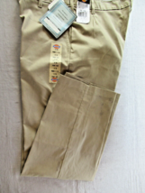 Dickies Women&#39;s work pants twill 18Reg khaki relaxed fit inseam 31&quot;  New - $16.61