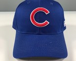 Chicago Cubs Sombrero Talla Única Azul Rojo Logo Curvo Ala Gorra de Béisbol - $12.18