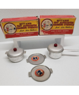 Vintage 6 Piece Betty and Bob Toy Aluminum Cookware - Dutch Oven, Saucep... - $43.71 CAD