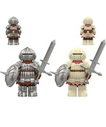 2Pcs Dark Souls Onion Knight Minifigures Game Character Onion Warrior Mini Block - $15.89