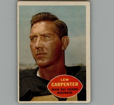 Lew Carpenter 1960 Topps #53 Green Bay Packers - £2.45 GBP
