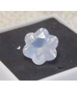 Blue Moon Quartz Flower Cut 11x7mm 3.75 cts.  Natural Gemstone - £45.55 GBP