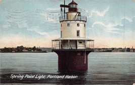 Portland Maine Me~Multiple Lighthouses + Congress St + More~Lot Of 10 Postcards - £9.04 GBP