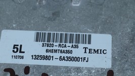 06 Honda Accord v6 MT ECU ECM Eng Control Module & Ignition Switch 37820-RCA-A35 image 5