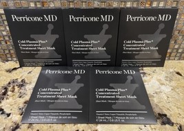 Bundle 5 Perricone MD Cold Plasma+ Concentrated Treatment Sheet Mask Retail $90 - £29.68 GBP