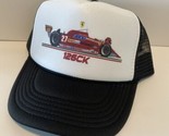 Vintage Formula 1 Hat Fiat 126CK Racing Trucker Hat Black Cap Unworn new - $17.59