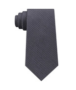 MICHAEL KORS Gray Green Pin Dot Melange Silk Cotton Tie - £19.95 GBP