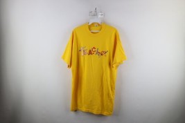 Vtg 90s Womens XL Distressed Spell Out Teacher Instructor Short Sleeve T-Shirt - $31.14