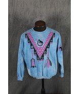 Vintage Sweater - Star Walker by Dogali Stonewash - Men&#39;s Medium - $89.36 CAD