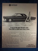 Magazine Ad Print Design Advertising Chrysler Motors Corporation - £9.92 GBP