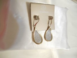 Giani Bernini 1/1/2&quot; 18k Gold /SS Plated Mesh Teardrop Earrings B986 $120 - £36.69 GBP