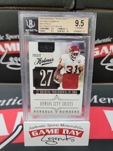 Priest Holmes 2010 National Treasures Game Worn Patch Bgs 9.5 Chiefs - £70.61 GBP