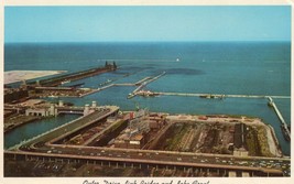 Chicago Unposted Postcard Outer Drive Link Bridge Lake Front Vintage - £11.73 GBP