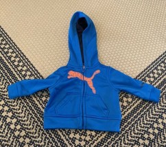 Baby Boy PUMA Hooded Jacket Size 0-3 Months - £9.29 GBP