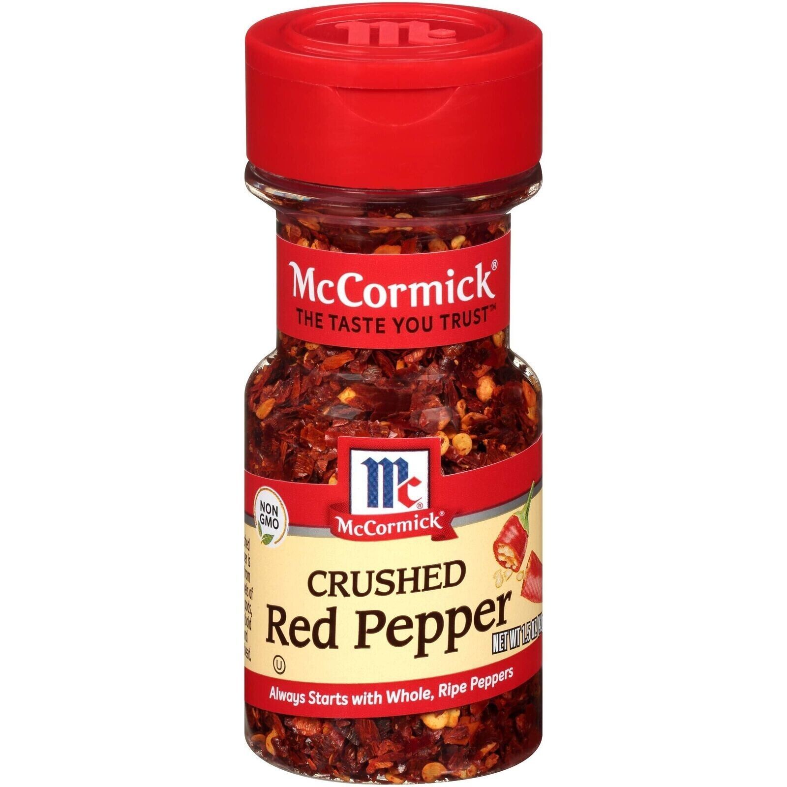 McCormick Crushed Red Pepper~1.5 Oz~Brand New~Sealed~Best By 11/26/2024~NON GMO - $8.09