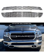 For 2019-2021 Ram 1500 Tradesman Chrome 2 Piece Grille Grill Insert Overlay Trim - £110.16 GBP