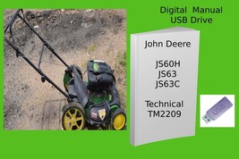 John Deere JS60H  JS63  JS63C Walk Behind Rotary Mower Technical Manual ... - £19.02 GBP